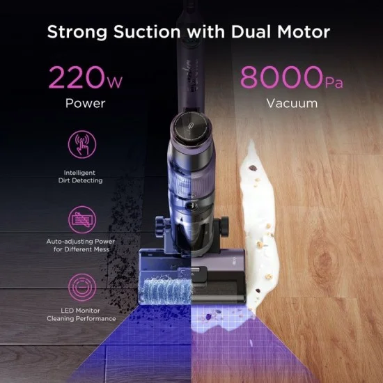 Eureka Wet And Dry Cordless Vacuum 220 Watts _ Black